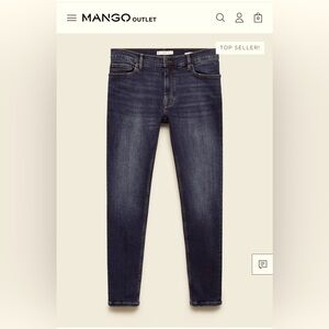 COPY - Men - Mango Black Skinny Jeans Sleek Fit  (excellent condition )